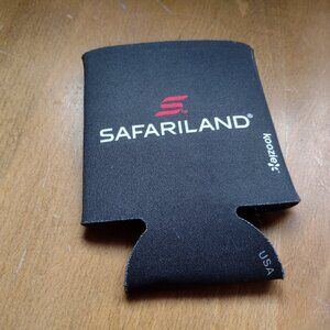 A "Safariland" drink cozy